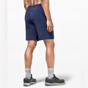 Lululemon Pace Breaker Short 9″ Lined Shorts Gravel Dust True Navy Multi XL